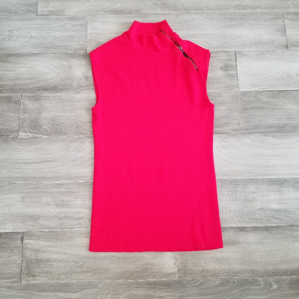 Philosophy Red Tank with Zipper